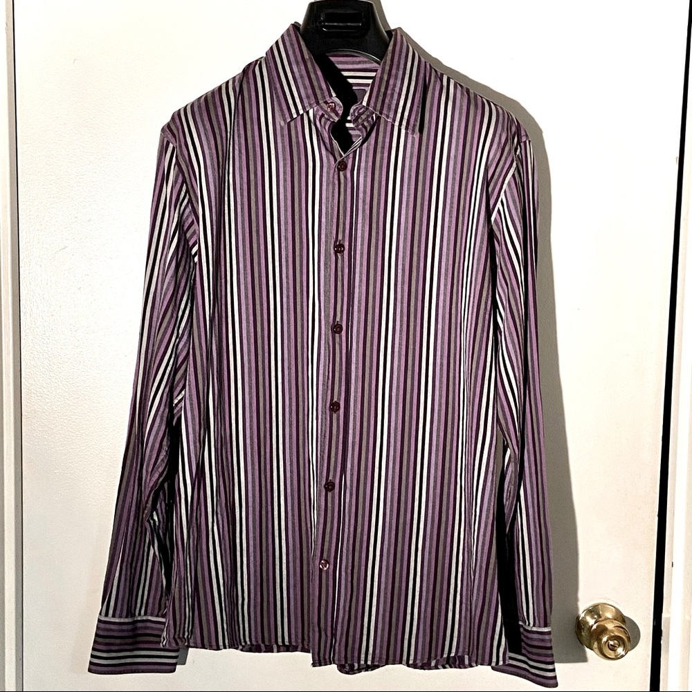 Mexx 100% cotton striped sport shirt LRG